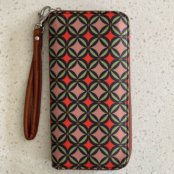 Fossil Genuine Leather XL Tote and Long Wallet Wallet Set - Picture 6 of 9